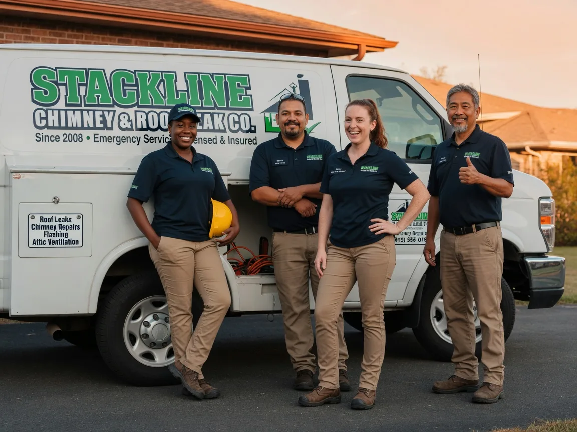 Chimney flashing repair company in Rayne, LA